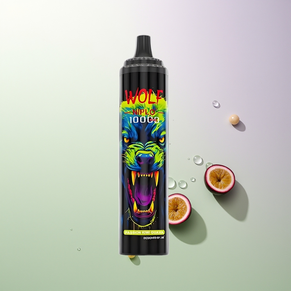 JNR Wolf Niplo 10000 Pufova Mesh 1.0 Ohm 650mAh 20ml Tip-C Brzo Punjenje Passion Kiwi Guava Srpski Distributeri