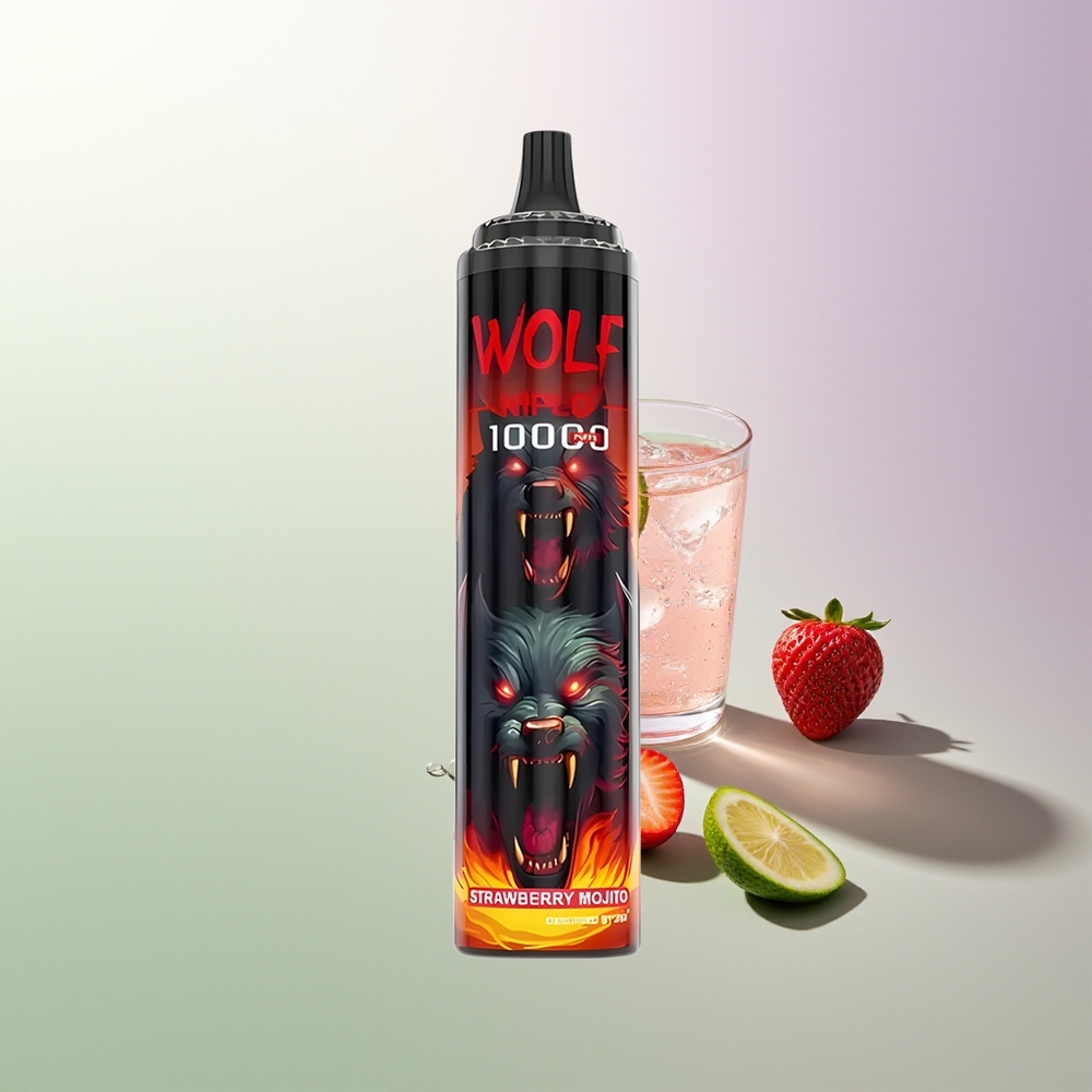 JNR Wolf Niplo 10000 Pufova Mesh Coil 1.0 Ohm Type-C Јагода Мохито Србија Дилер