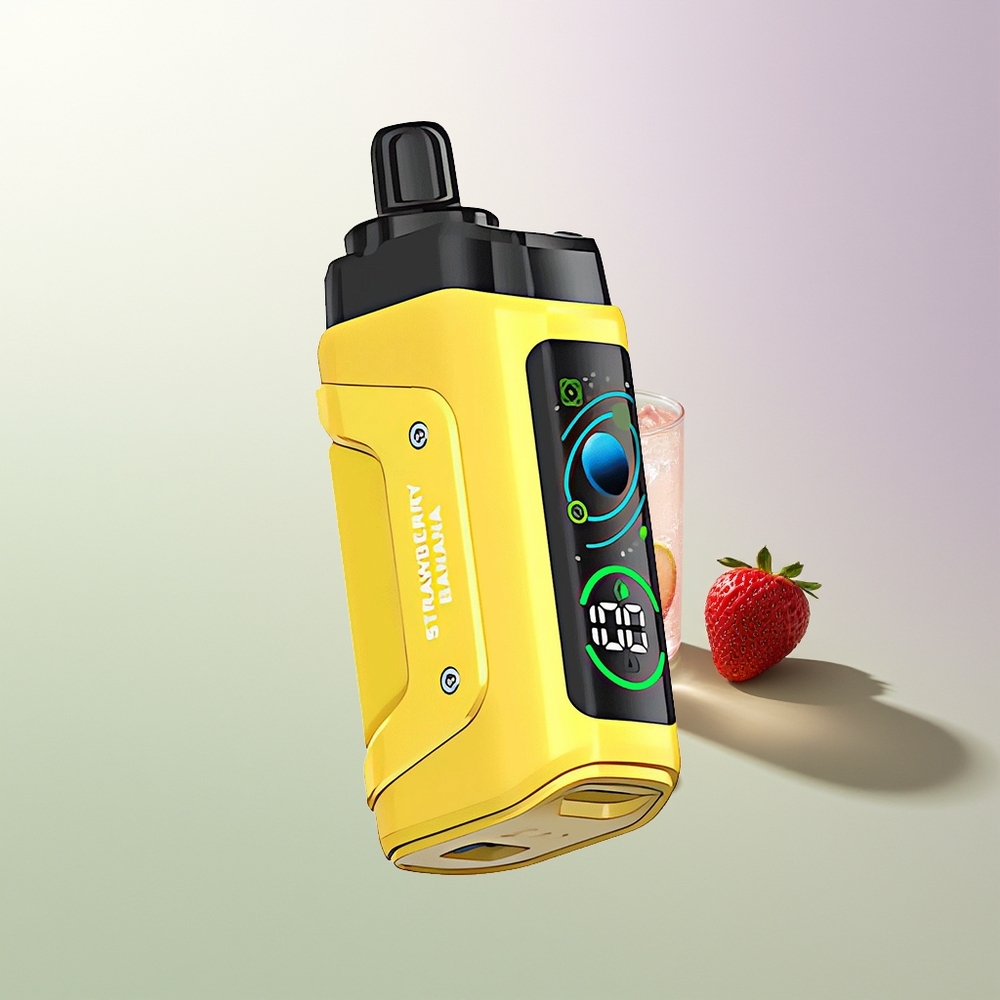 Razz Bar 45000 Pufova 1.0 Ohm Mesh Coil Tipka za podešavanje protoka vazduha Jagoda Banana