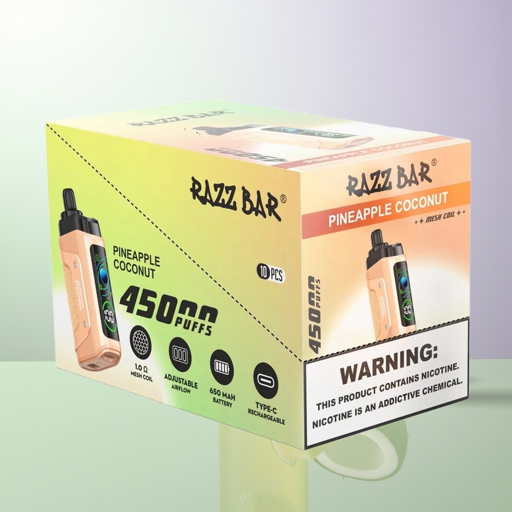 Razz Bar 45000 Pufova Mesh Coil Type-C Ananas Kokos