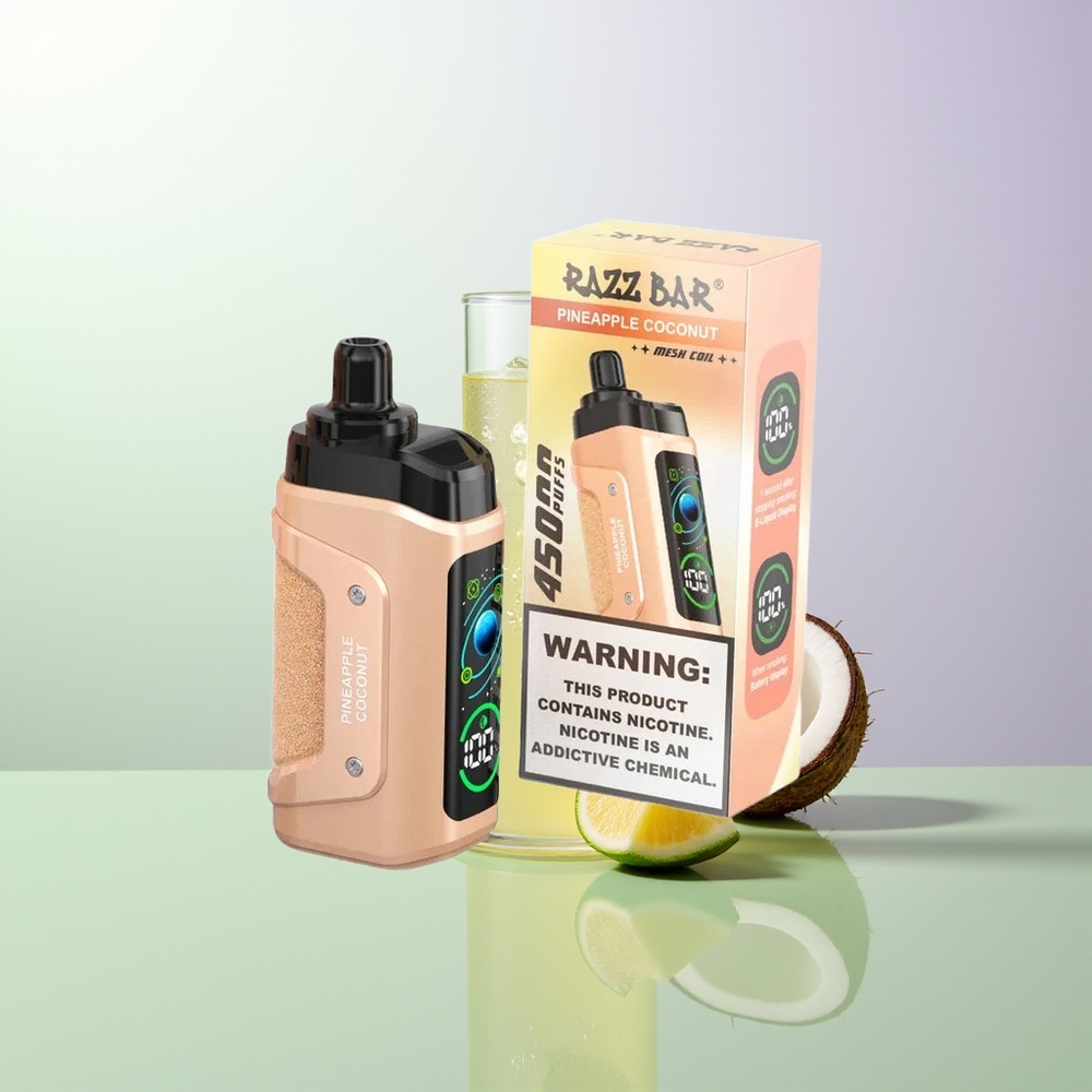 Razz Bar 45000 Pufova Mesh Coil Type-C Ananas Kokos