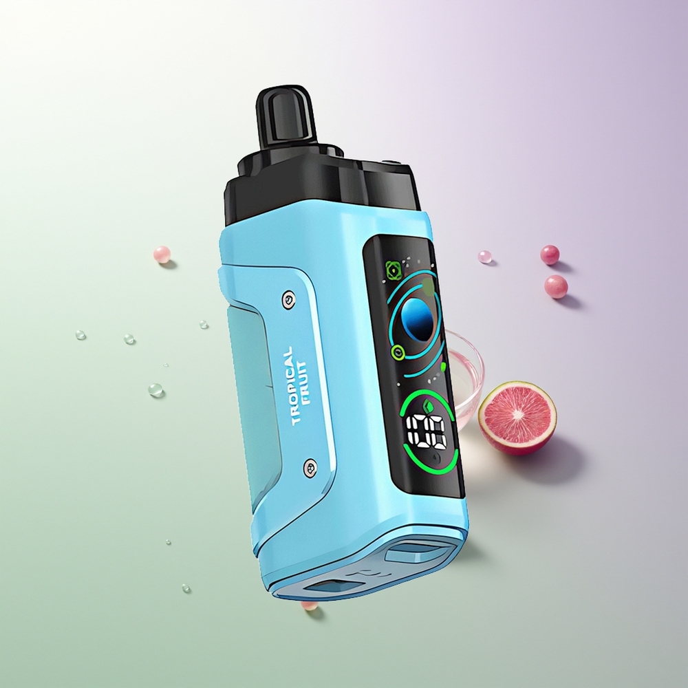 Razz Bar 45000 Pufova Podesivi Protok Vazduha 1.0 Ohm Mesh Kalem Tropsko Voće