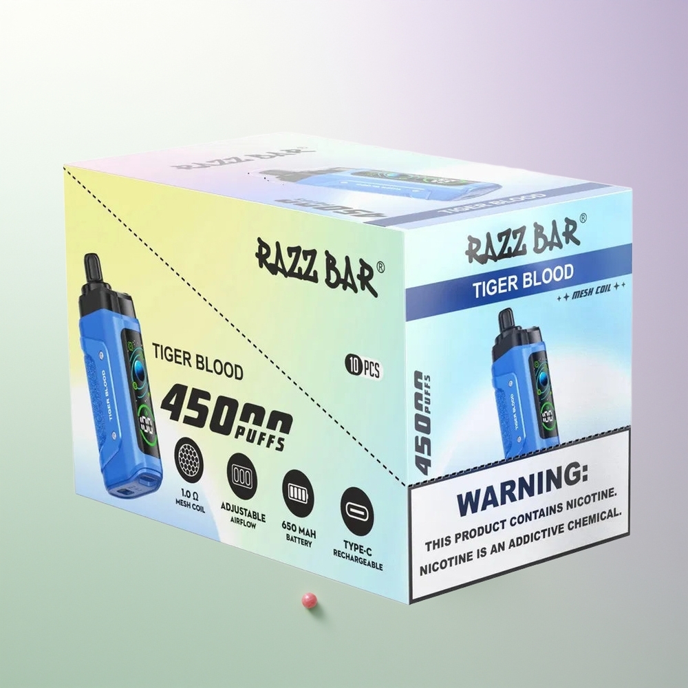 Razz Bar 45000 Pusta 1.0 Ohm Mesh Coil Tipka za Podešavanje Protoka Vazduha Tigrova Krv Srbija Distributeri