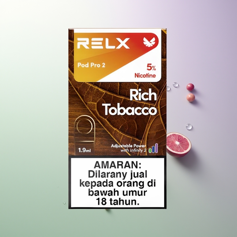 RELX Pod Pro 2 600 Puffova 1.9ml 3 Režima Napona Bogati Duv