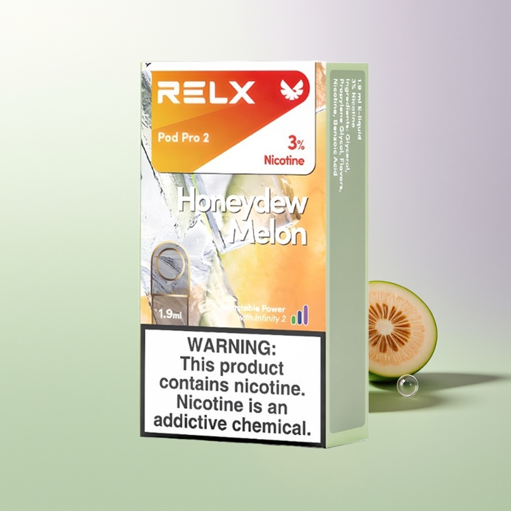 RELX Pod Pro 2 600 Pufova 1.9ml 3 Nivoa Napona Medeni Dinja Srbija Dobavljači