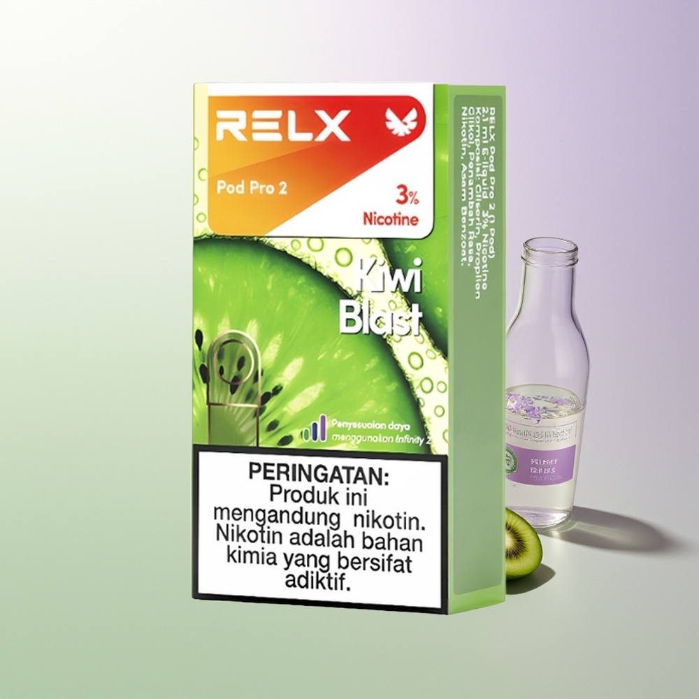 RELX Pod Pro 2 600 Pufova 1.9ml 3 Režima Napona (Eco Mode 5.5W/Smooth Mode 6.5W/Boost Mode 8W) Kiwi Eksplozija