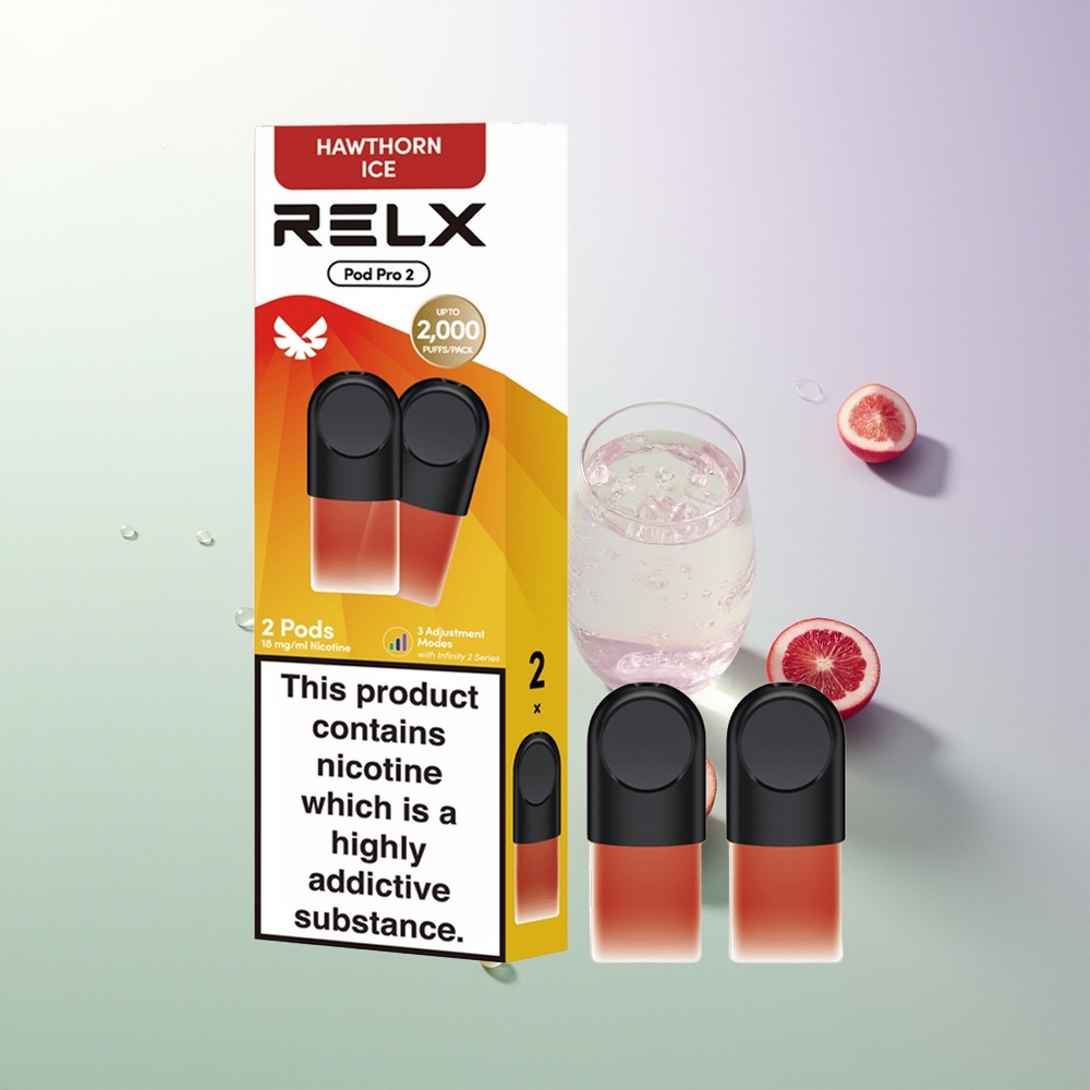 RELX Pod Pro 2 600 Udaraja 1.9ml 3 Režima (Eco, Smooth, Boost) Glog Led