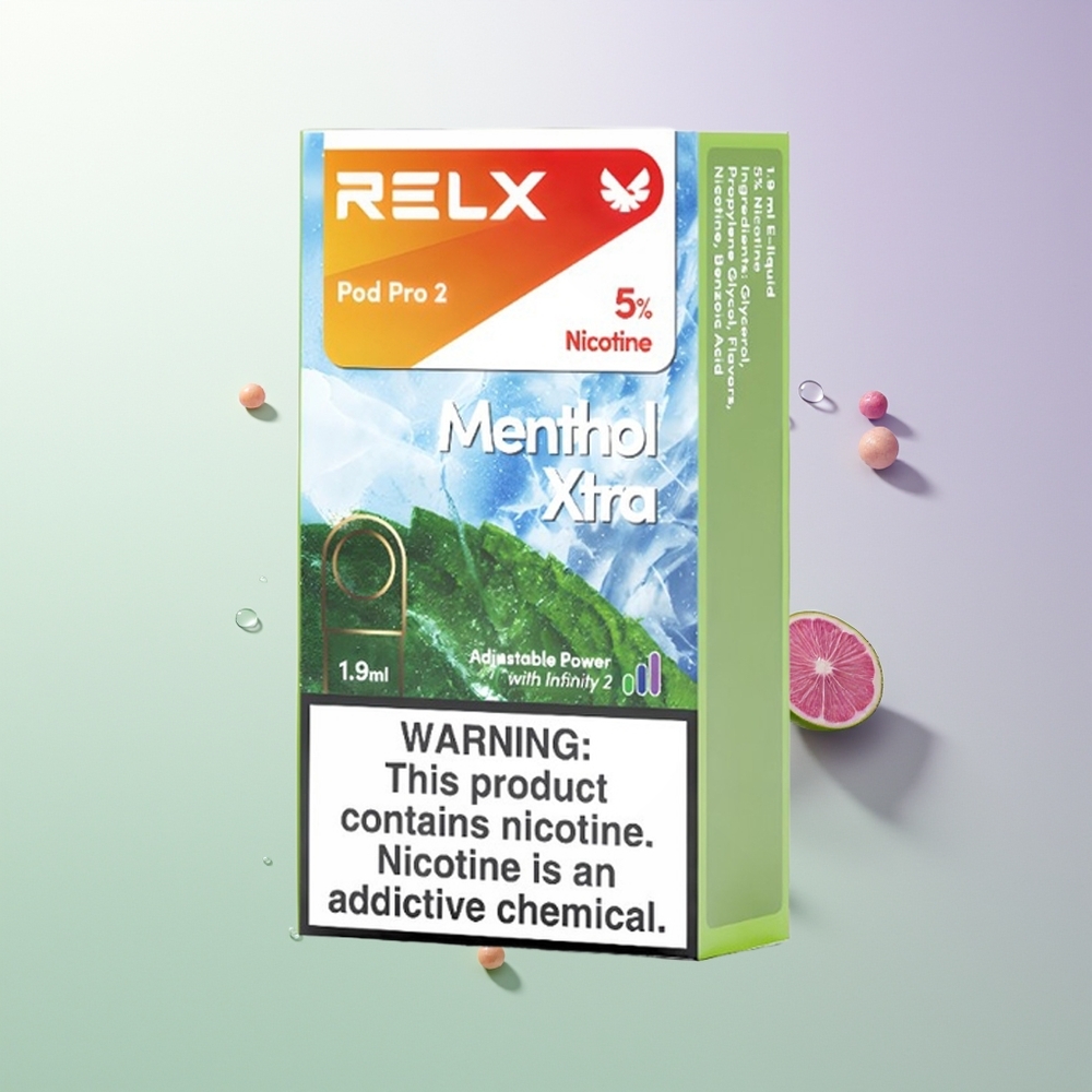 RELX Pod Pro 2 600 Udaraja 1.9ml 3 Režima Napona Mentol Xtra Srpski Dobavljači