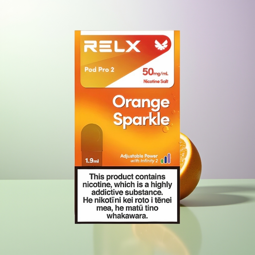 RELX Pod Pro 2 600 puševa 1.9ml 3 režima napona Narandžasti Sjaj Srpski Distributeri