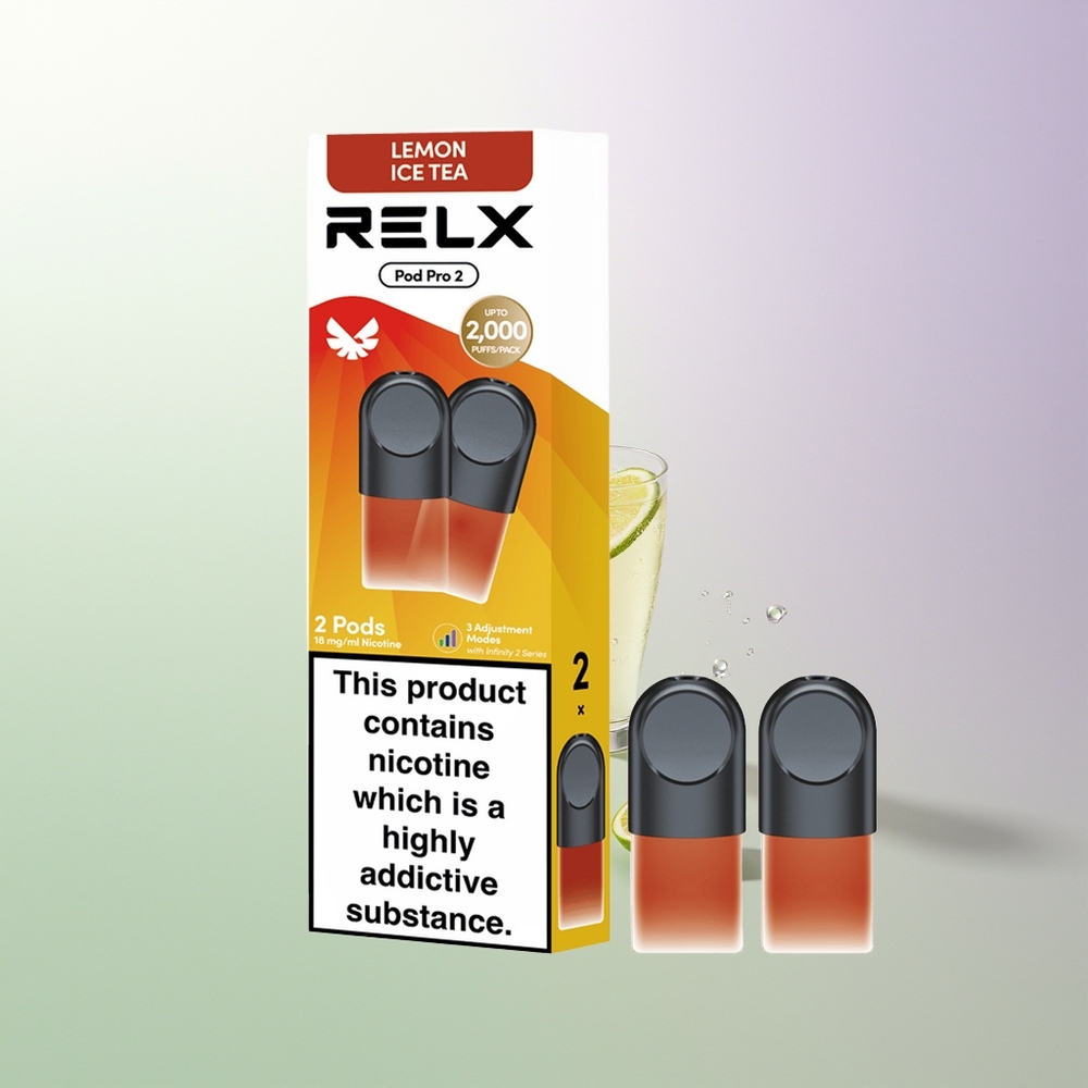 RELX Pod Pro 2 600 puševa 1.9ml 3 režima napona Čaj-Limun Ledeni Čaj