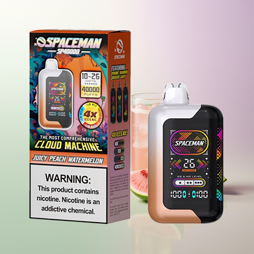 SMOK SPACEMAN SP40000 2 usta 1000mAh 20ml Sočna Breskva Lubenica