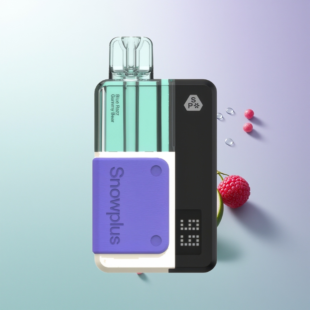 Snowplus Swift 15000 Pufova Dual Mesh Pod Kit sa 1000 mAh Baterijom i 2+10 ml Tekućine Plavi Malina Gumeni Medved