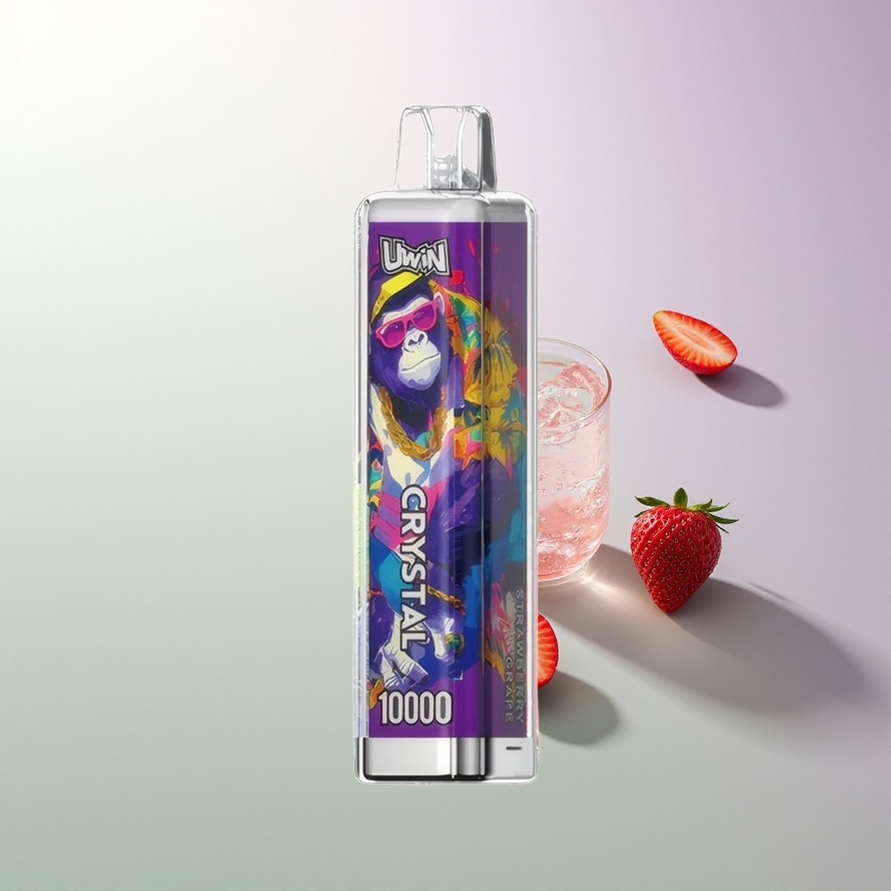 UWIN Crystal 10000 Puffs RGB Jagoda Grožđe Srpski Dizači