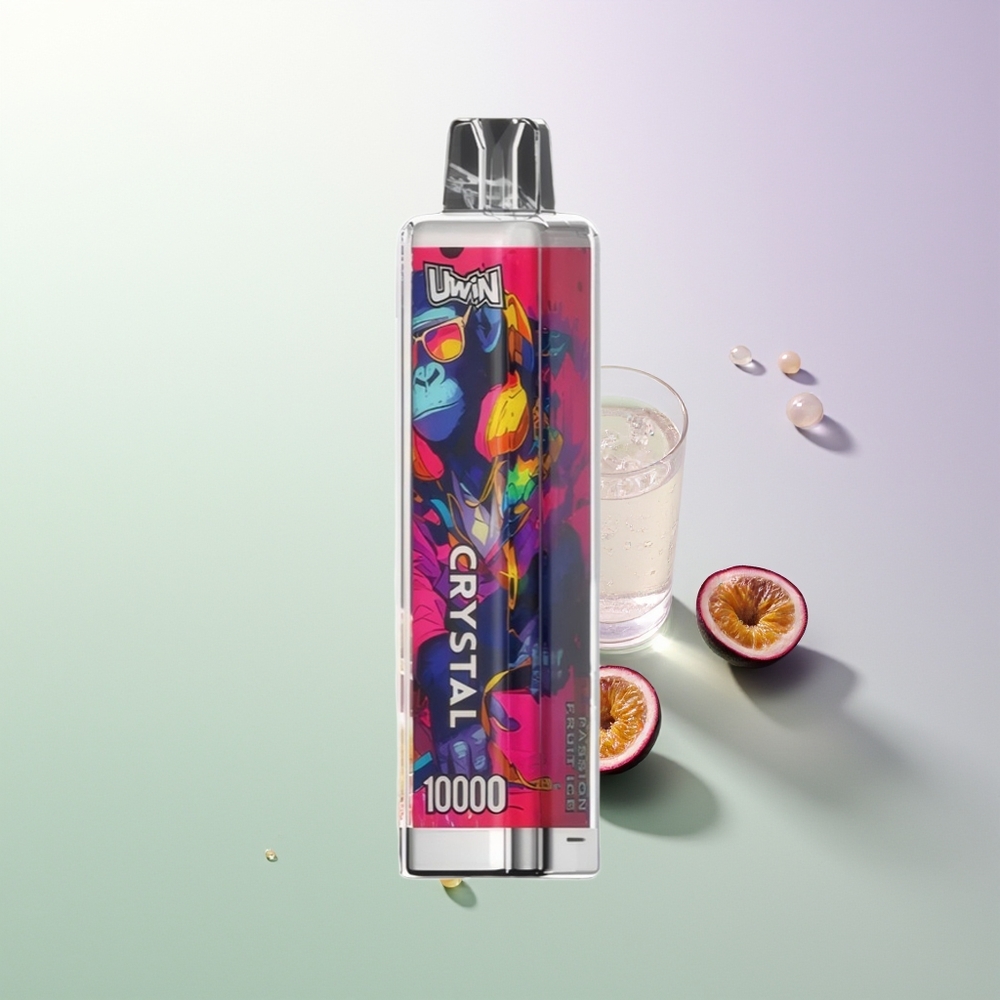 UWIN Crystal 10000 Pufova RGB Brzina Punjenja Type-C Kombinacija Aroma Pasiflora Led