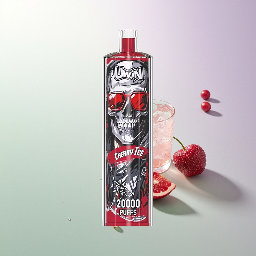 UWIN Shisha Hookah 20000 Pufova Crystal 22ml Mesh Coil Type-C Trešnja Led