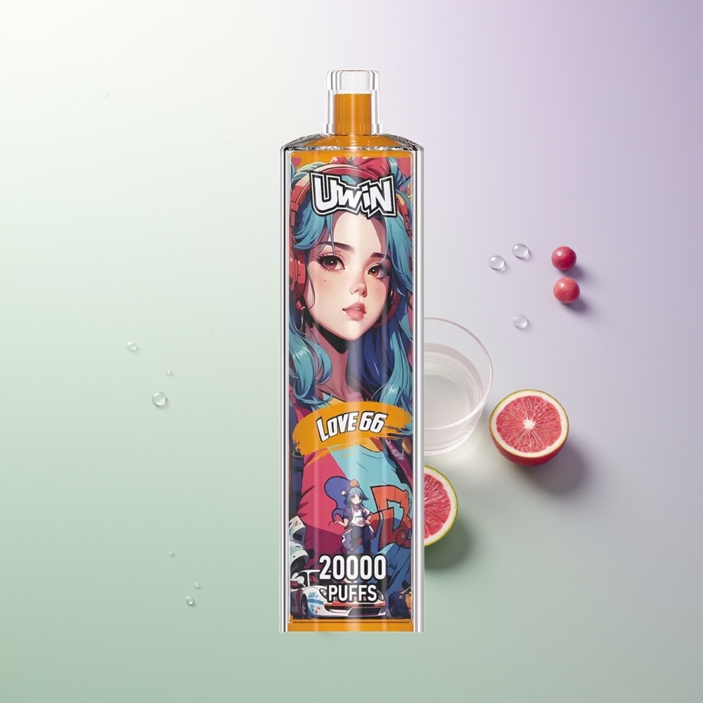 UWIN Shisha Hookah Crystal 20000 Puffs 22ml Mesh Coil Type-C 650mAh Love 66 Srpski Distributeri