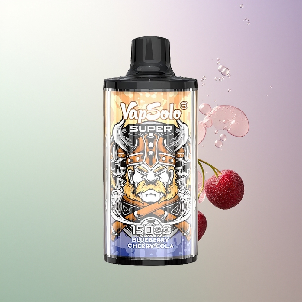 Vapsolo Super 15000 Pufova 40ml 850mah Meš Kolut Tip-C Trešnja Kola