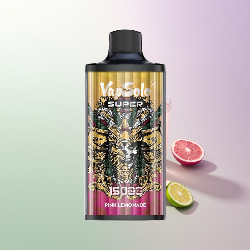 Vapsolo Super 15000 Pufova 40ml 850mah Mesh Super Roze Limunada