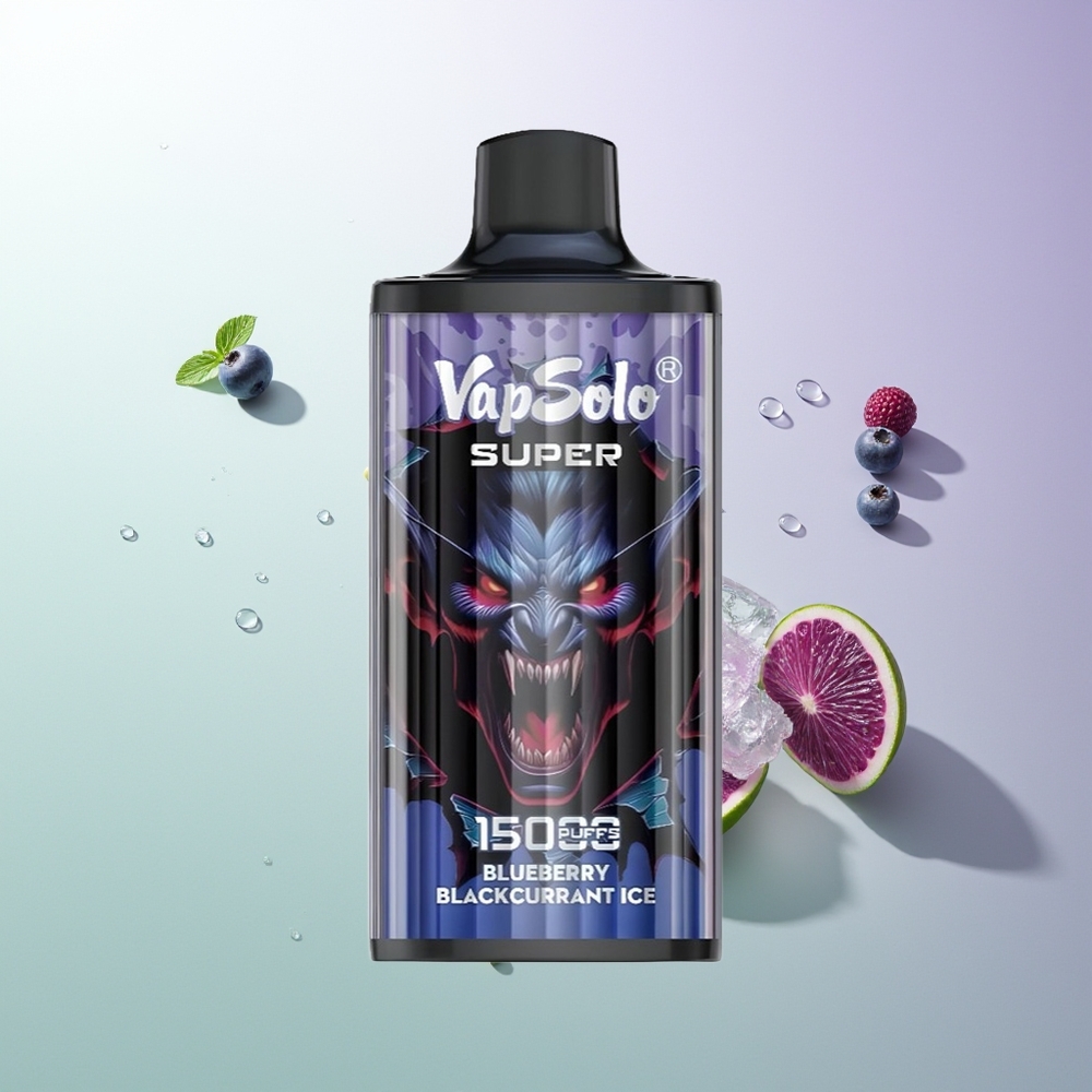 Vapsolo Super 15000 Pufova 40ml 850mah Mesh Type-C Borovnica Ribizla Ice Srpski Distributeri