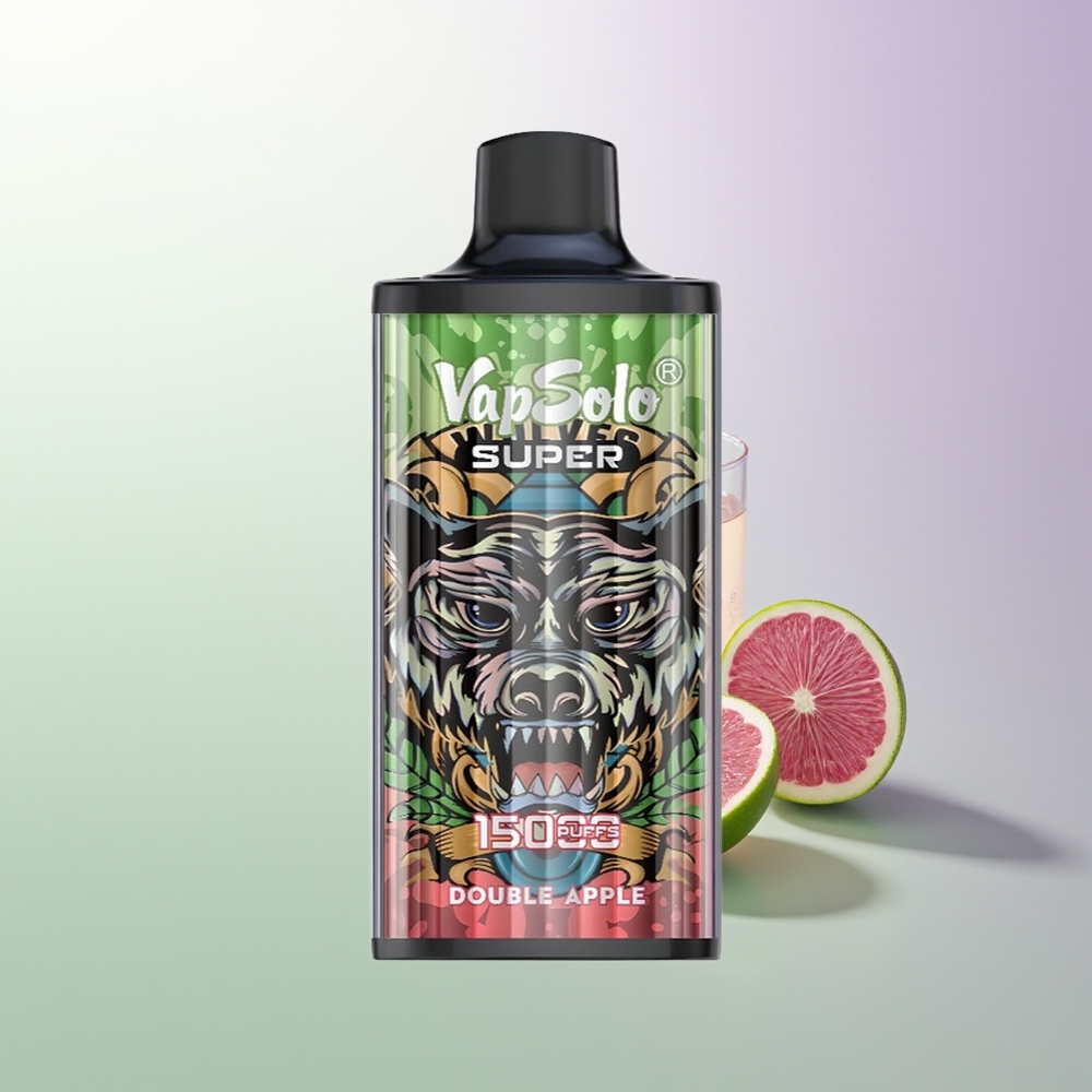 Vapsolo Super 15000 Pufova 40ml 850mah Type-C Dupla Jabuka Srpski Dobavljači