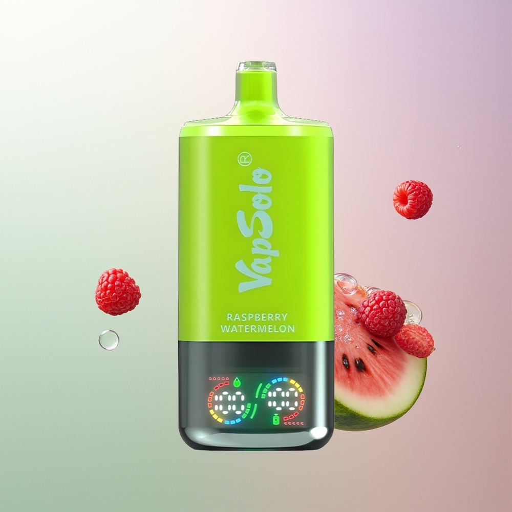 VapSolo Triple 30000 Puffs 40ml 3 Rezervoar Type-C Malina Lubenica Srbija Dobavljači