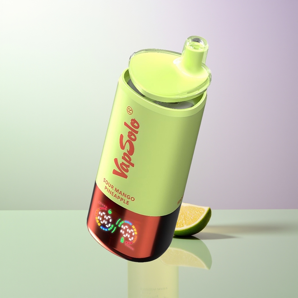 VapSolo Triple 30000 Puffs 40ml 3 Rezervoara Type-C Kisela Mango Ananas