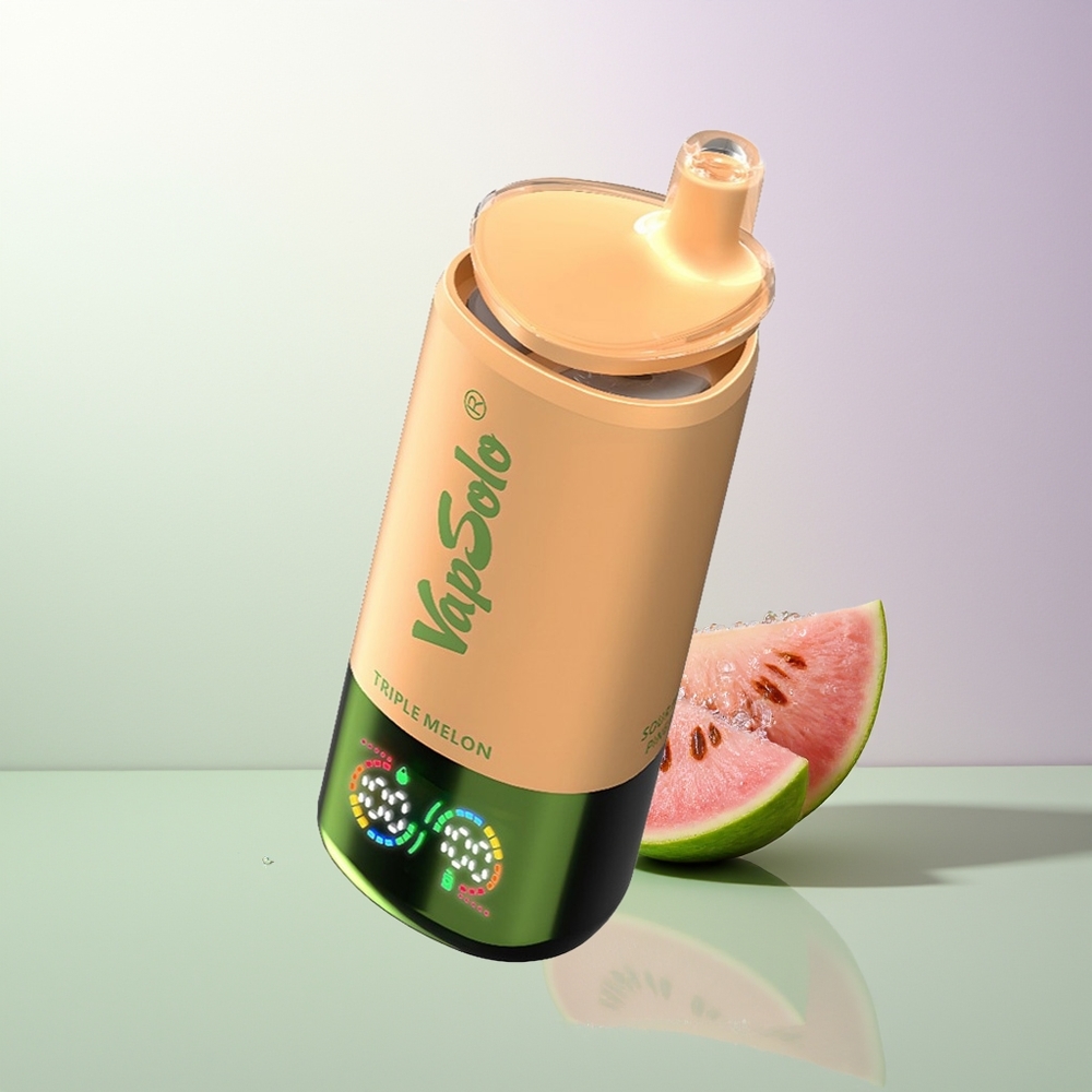 Vapsolo Triple 30000 Puffs 40ml 3 Rezervoara Tip-C Trostruka Melon Srpski Dobavljači