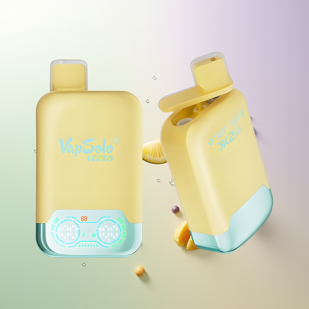 Vapsolo Twins 20000 Pufova 40 ml 2 Rezervoara Tip-C Ananas Kokos & Jagoda Banja