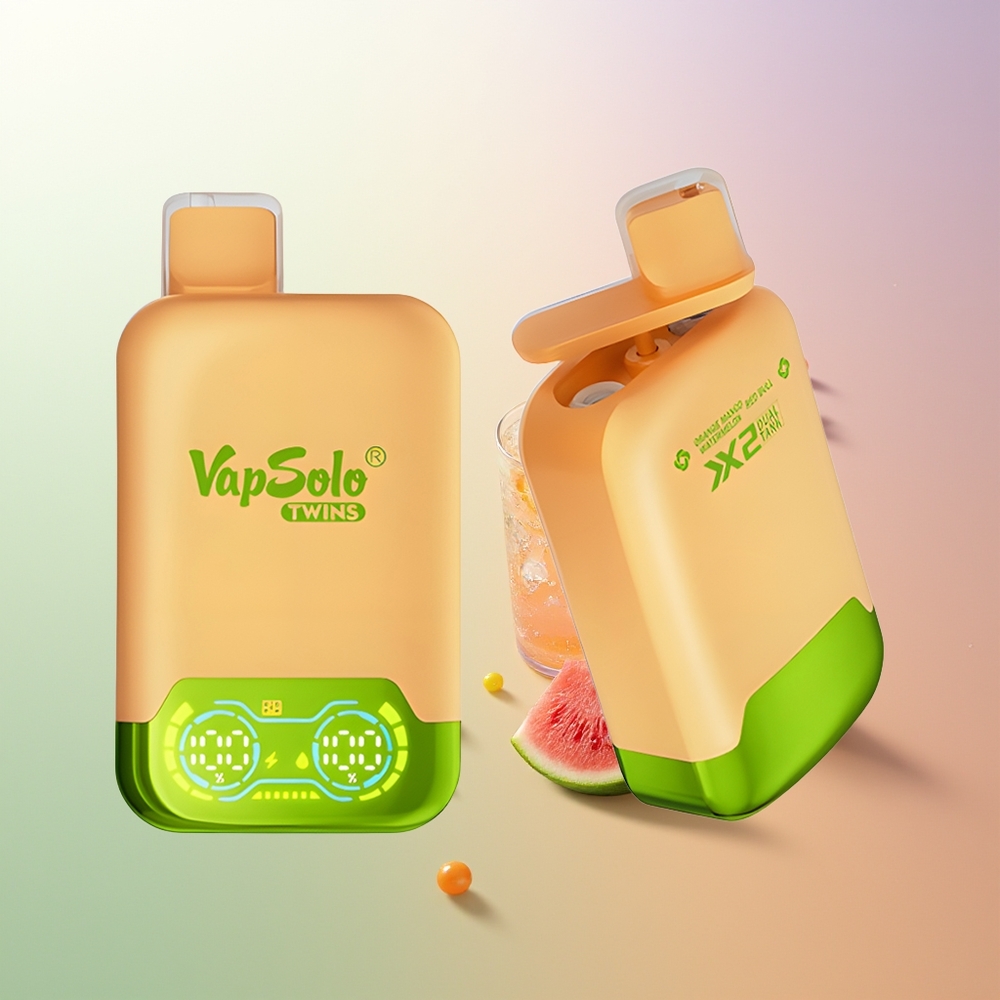 Vapsolo Twins 20000 Pufova 40ml 2 Rezervoara Type-C Narandža Mango Lubenica & Red Bull Srpski Dobavljači