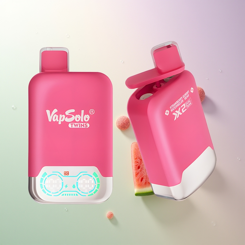 Vapsolo Twins 20000 Pufova 40ml Dual Tank Type-C Jagoda Lubenica & Gumene Bombice