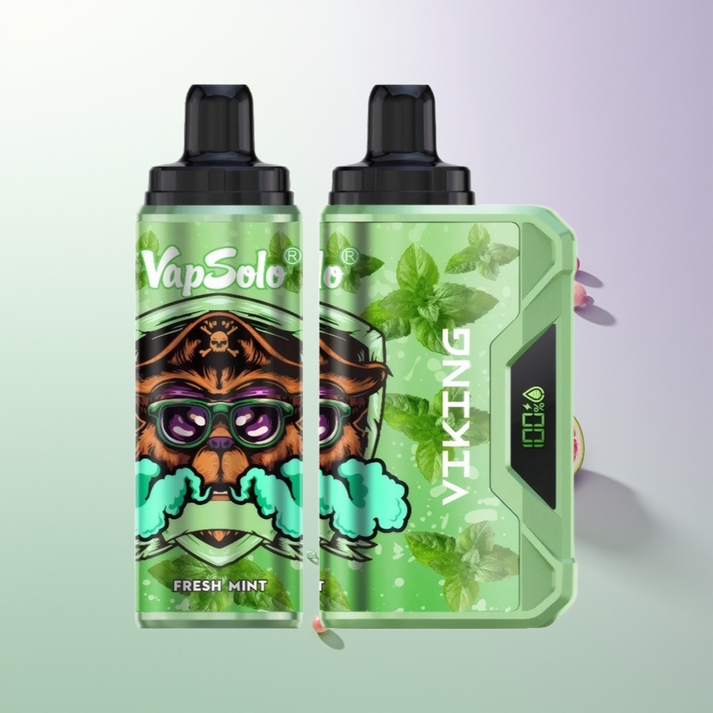 VapSolo VIKING 12000 Pufova 22ml Tip-C Osvežavajuća Menta Srbija Dobavljači