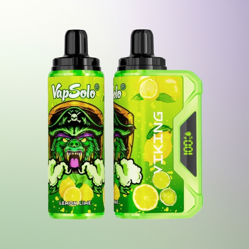 VapSolo VIKING 12000 Pufova sa 22ml tečnosti i LED displejem Limun Limeta Srpski Dobavljači