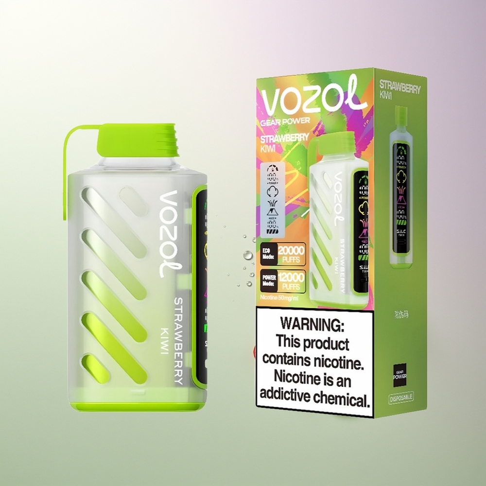 VOZOL Gear Power 20000 Pufova S.i.L.C. Tech Dual Mesh Coil Jagoda Kivi