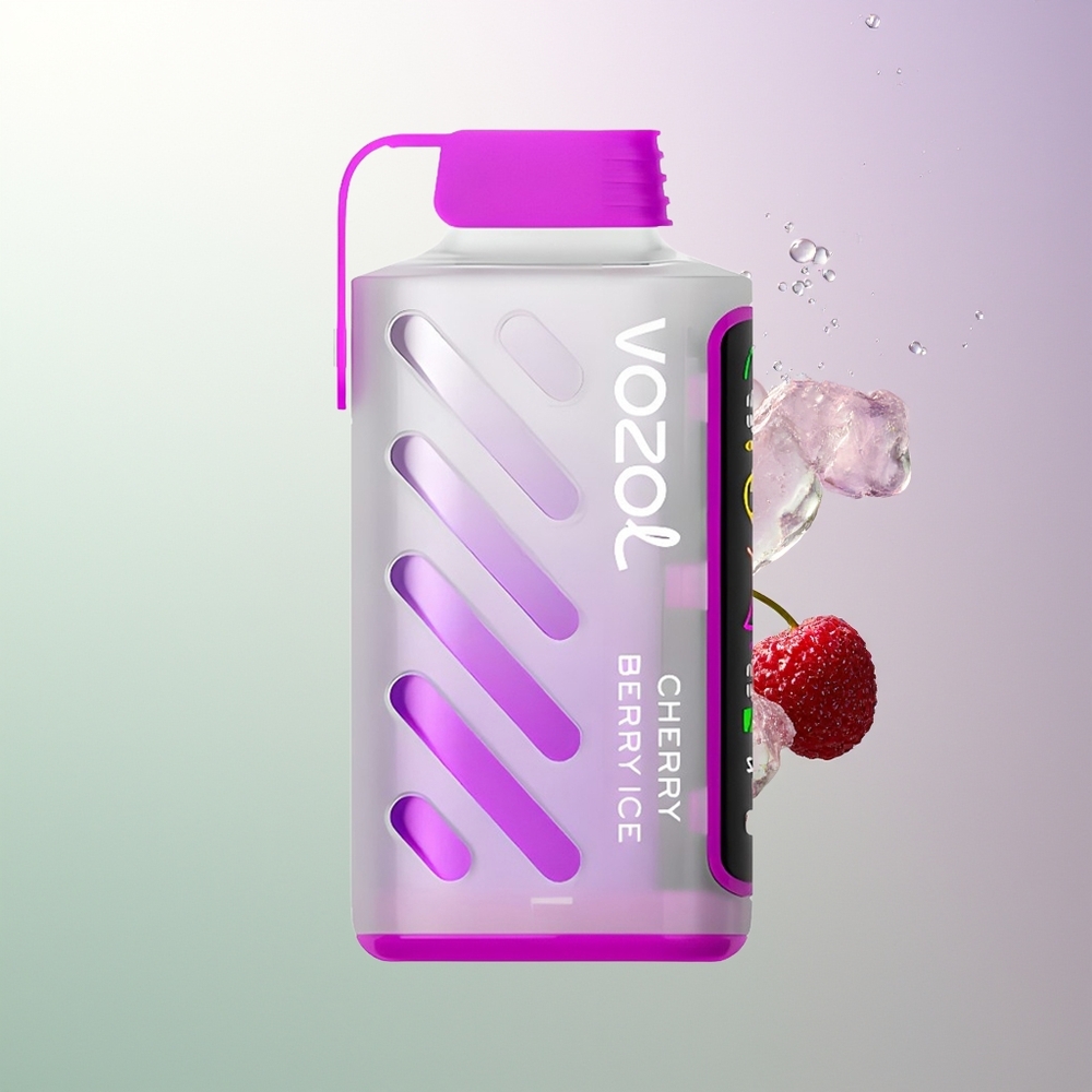 VOZOL Gear Power 20000 Puni Dual Mesh Coil 20mL Вишња Бобица Лед