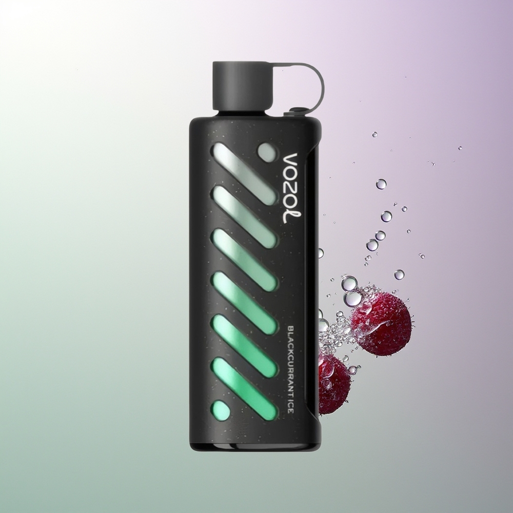 VOZOL Gear Shisha 25000 Puffova Dual Mesh Dual Modes S.i.L.C Tech 1000mAh 5mg/ml Ribizla Led