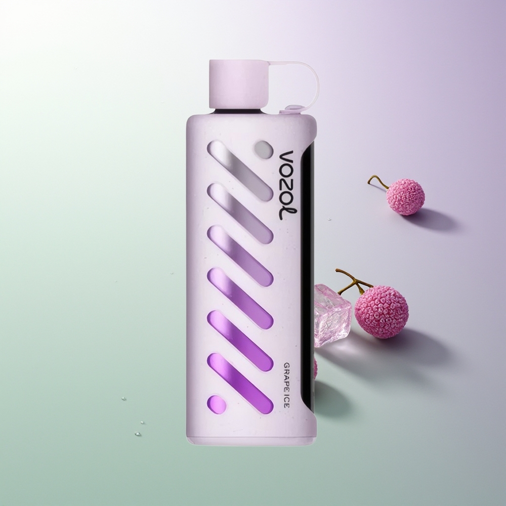VOZOL Gear Shisha 25000 Puffova Dual Mesh Dual Modes S.i.L.C Tech 1000mAh Grožđe Led Kombinacija