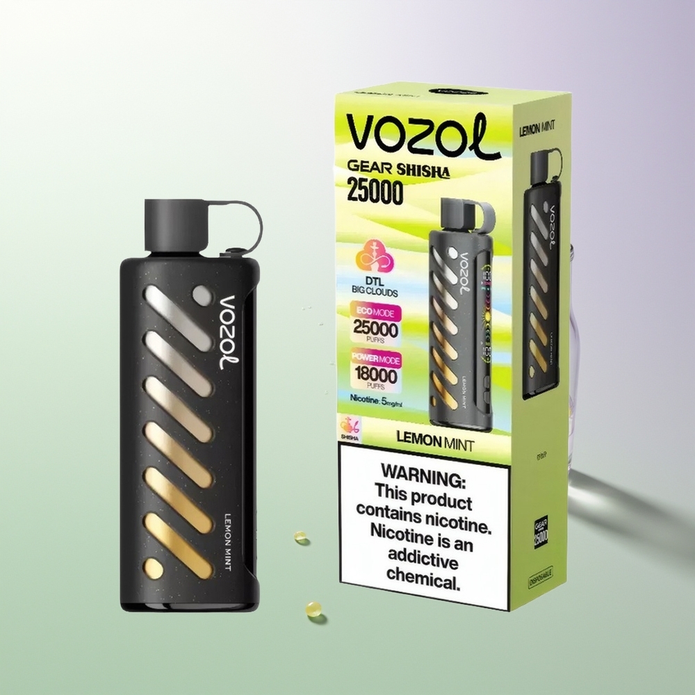 VOZOL Gear Shisha 25000 Pufova Dual Mesh Dual Modes 1000mAh Limun Nana Srpski Dobavljači
