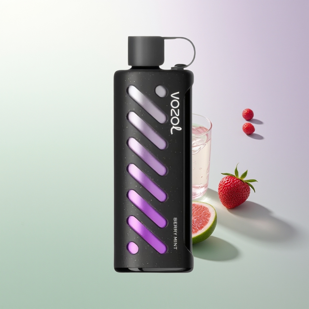 VOZOL Gear Shisha 25000 Pufova Dual Mesh Dual Modes S.i.L.C Tech 1000mAh 5mg/ml Jagoda Met Kombinacija