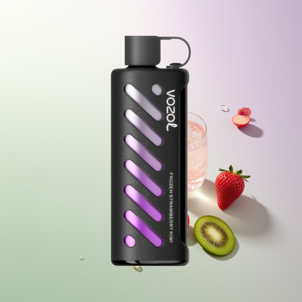 VOZOL Gear Shisha 25000 Pufova Dual Mesh S.i.L.C Tech 1000mAh 5mg/ml Zamrznuta Jagoda Kivi