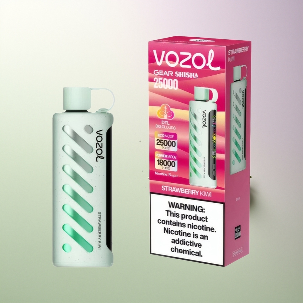 VOZOL Gear Shisha 25000 Pufova Dual Mesh S.i.L.C Tech Jagoda Kivi Srbijanski Veleprodavci