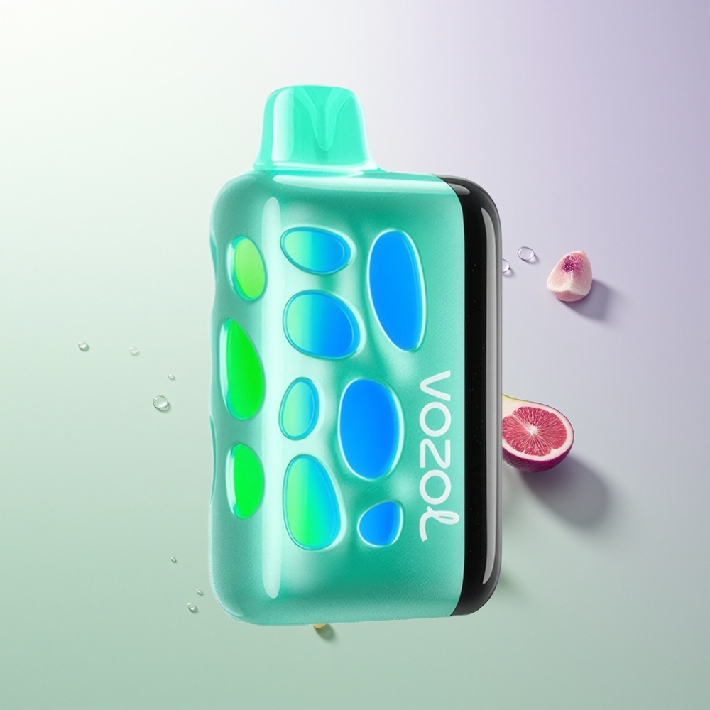VOZOL RAVE 40000 Dispozabilni Vape 270 Stepeni Sjajni Dizajn Beat-Sinkronizovan Party Mod 20/50mg/ml Nikotina 1000mAh Baterija Osvežavajuća Menta