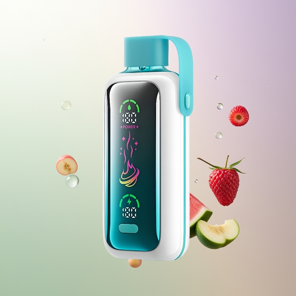 VOZOL Star 20000 Puffs Dual Mesh 650mAh HD Ekran Malina Jabuka Lubenica Ananas