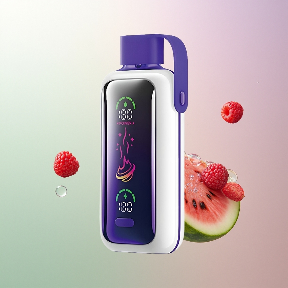VOZOL Star 20000 Puffs Dvojna Mreža 650mAh 2.2'' HD Ogledalo Malina Lubenica