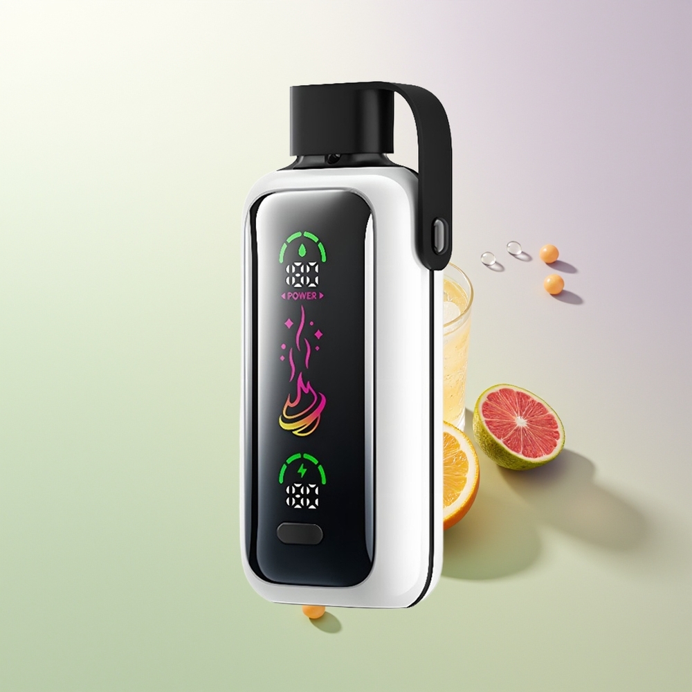 VOZOL Star 20000 Pufova HD Ogledalo Ekran Dual Mesh 650mAh 0mg/20mg/50mg Narandža Ananas Liči