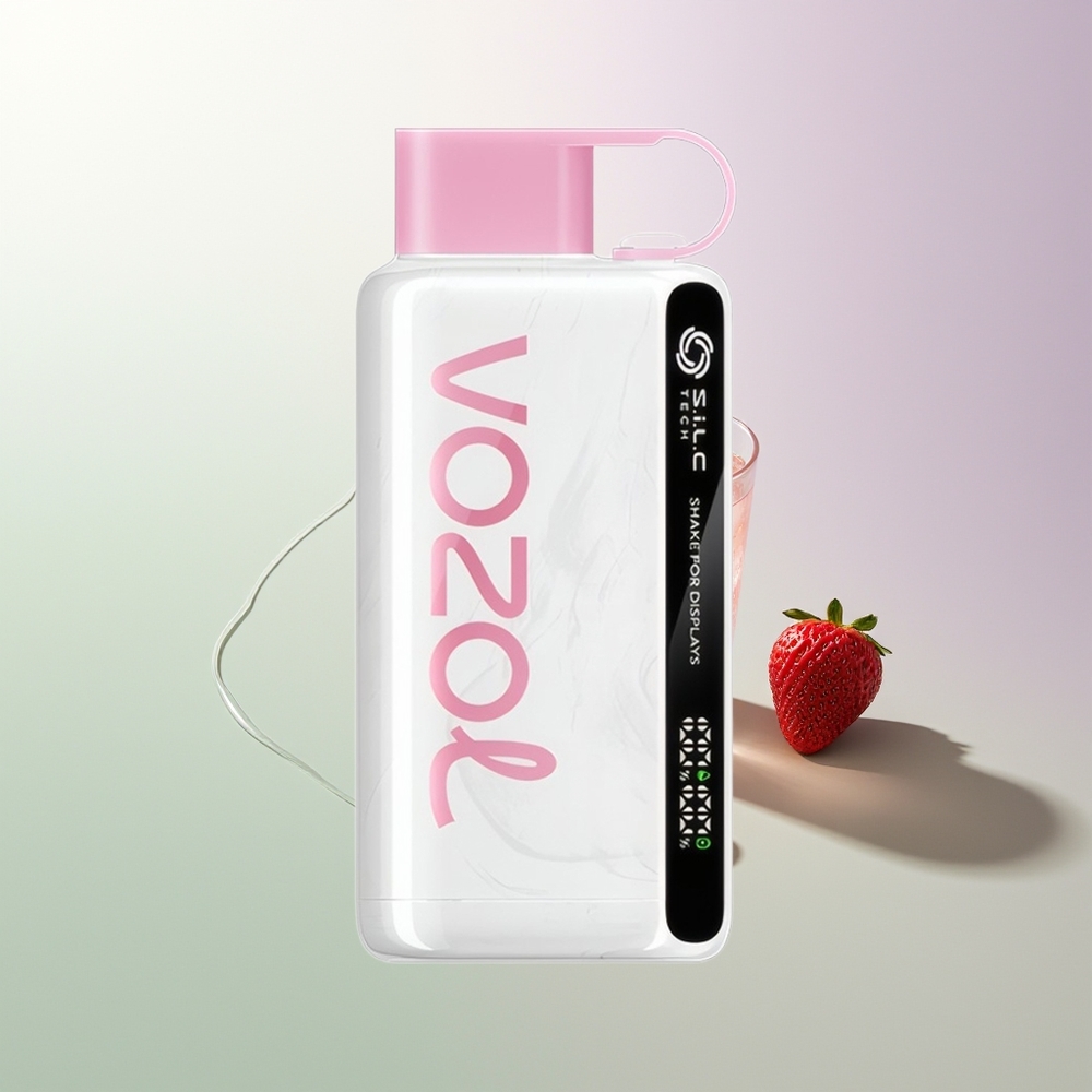 VOZOL STAR 9000/12000 650mAh 30% Brže Punjenje S.L.I.C TECH Zaštita Usnika Jagoda Sladoled