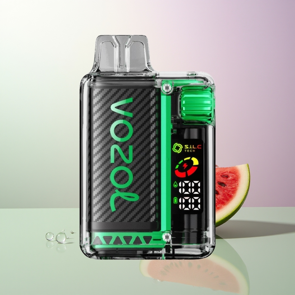 VOZOL Vista 20000 Puffs Rechargeable OLED S.i.L.C Tech Dual Mesh Bubanj od lubenice žvakaća guma