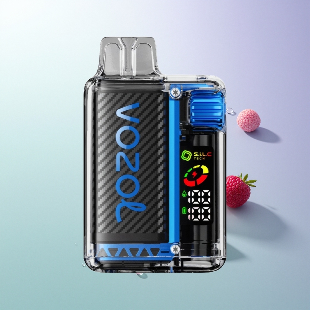 VOZOL Vista 20000 Pufova Dual Mesh Coil OLED Ekran Plava Malina Led Rechargeable