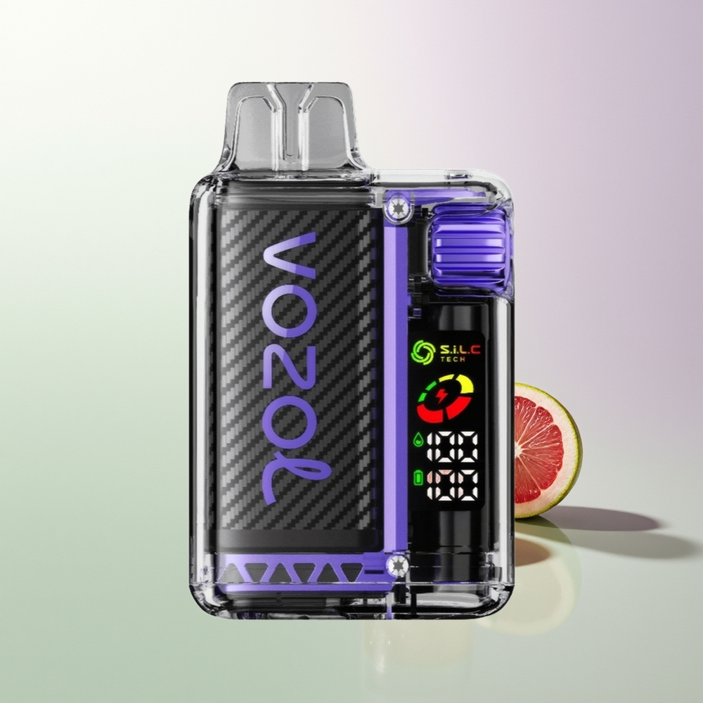 VOZOL Vista 20000 Pufova Rechargable OLED Ekran Dual Mesh Coil 6-Nivo Watt Adjustment Eldarflower Grejpfrut