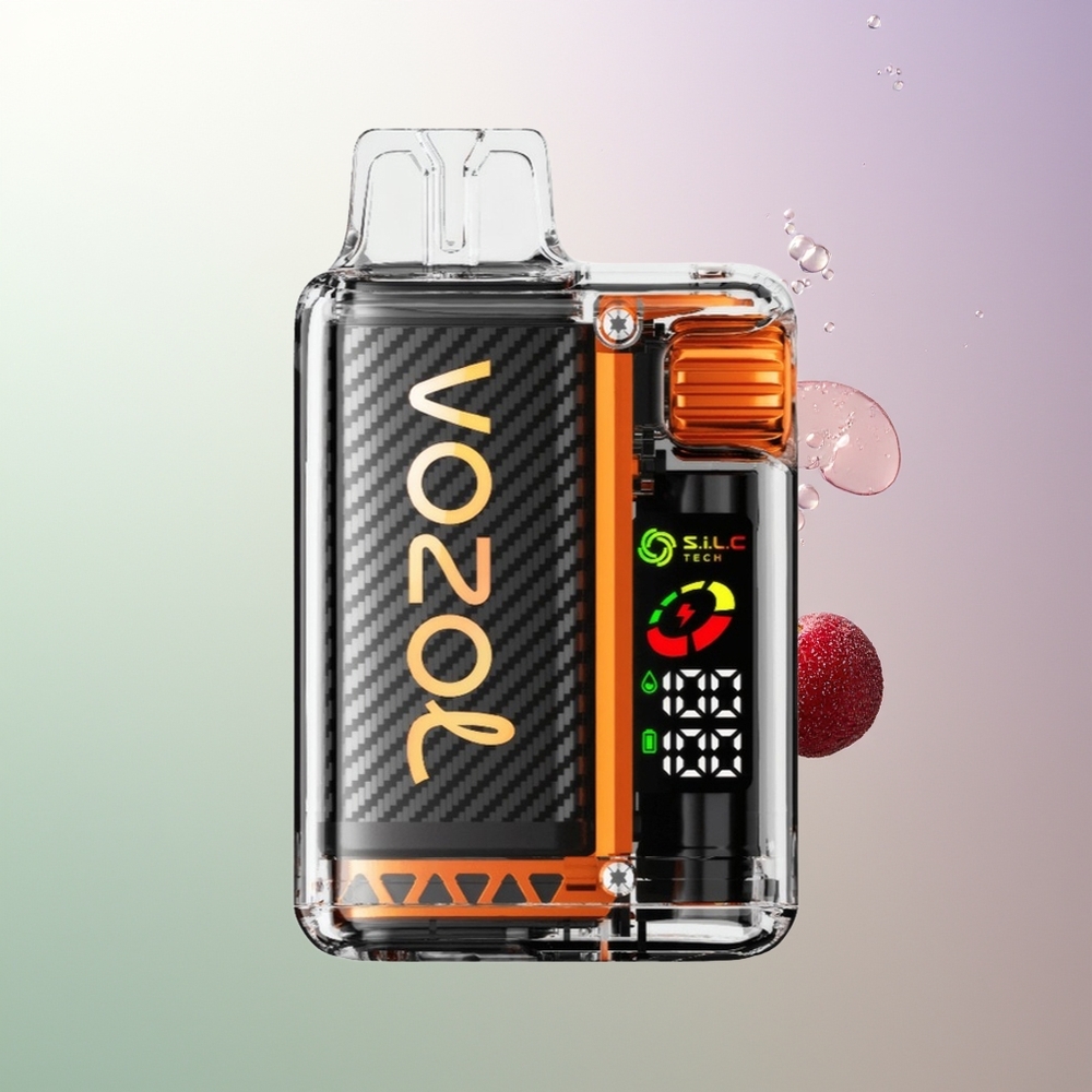 VOZOL Vista 20000 Pufova Rechargeable 650mAh OLED S.i.L.C Tech Dual Mesh Coil 6-level Watt Output Adjustment Trešnja Kola Srbija Wholesalers
