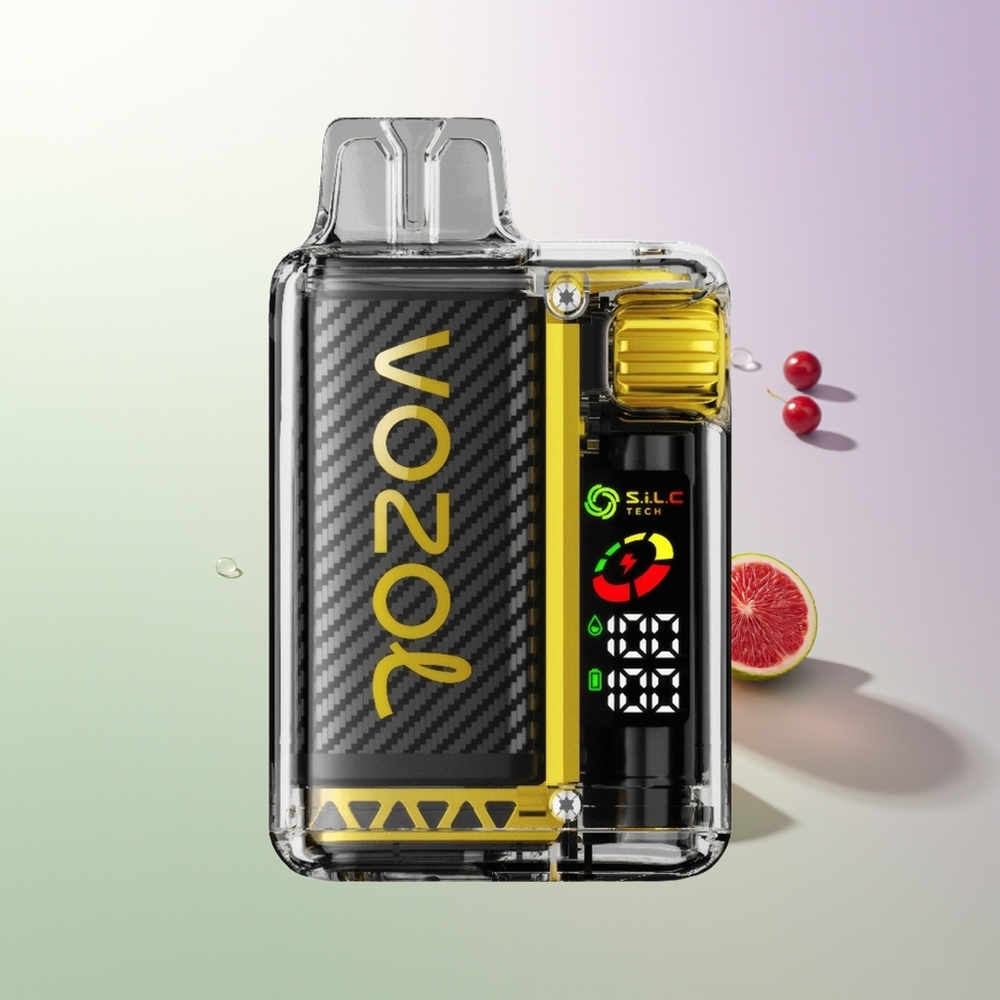 VOZOL Vista 20,000 Pufova Rechargeable 650mAh OLED S.i.L.C Tech Dual Mesh Coil MTL Vaping Zmaj Voće Banana Trešnja Srbija Dileri